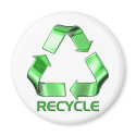 3d Recycle Graphic magnets