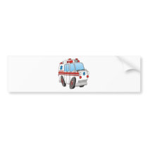 3D Rescue Bumper Sticker