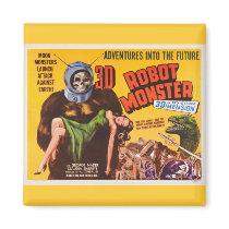 3D ROBOT MONSTER MAGNET