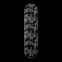 3d Scrypt Black Board skateboards by 3DInnovations 3d Scrypt Black Board skateboards