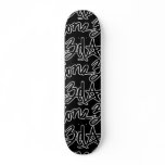 3d Scrypt Black Board Skate Boards