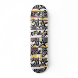3d Scrypt &amp; Squares Board Skate Boards