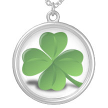 3D Shamrock/Clover  Necklaces