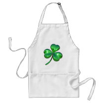 3d shamrock design aprons