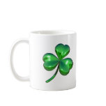 3d shamrock design coffee mug