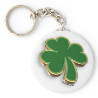 3D Shamrock keychain