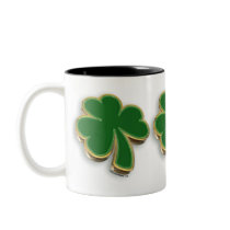 3D Shamrock mugs by Curious_Dreams 3D Shamrock mugs