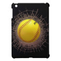 3D Shatter Baseball iPad Mini Case