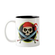 3D Skull and Crossbones Coffee Mug