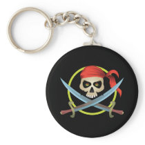 3D Skull and Crossbones Keychain