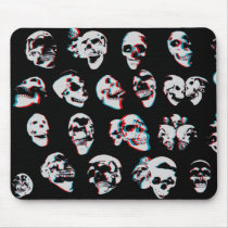 3D Skulls: Custom Mousepad by spiritswitchboard 3D Skulls: Custom Mousepad
