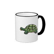 3D Sleepy Turtle Mugs