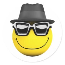 3d-smiley-blues-shades sticker