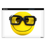 3d Smiley Nerd Geek Decal For 17" Laptop 3d Smiley Nerd Geek Decal For 17" Laptop