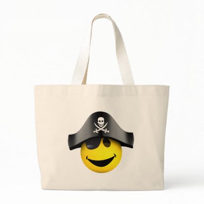 3d-smiley-pirate bag by SmileyBalls