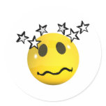 3d-smiley-stars-alpha round stickers