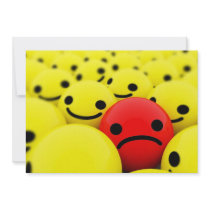 3D Smileys Personalized Invitation