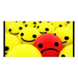 3D Smileys Photo Card Template