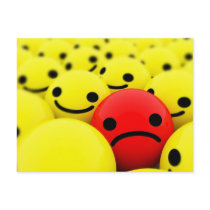 3D Smileys Post Card