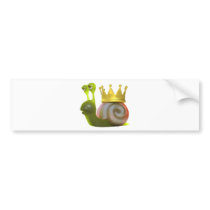 3d-snail-ccrown bumper sticker