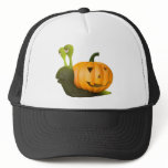 3d-snail-pumpkin trucker hats
