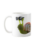 3d Snail Sunglasses Coffee Mugs