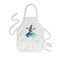 3D Snowman Aprons