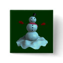 3D Snowman buttons