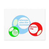 3D Success Cues Postcards