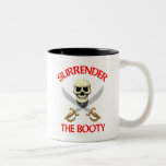 3D Surrender the Booty Coffee Mug