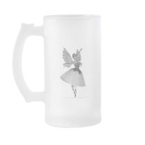 3D Toy Ballerina Black & White Infrared Mug