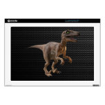 3d Velociraptor Dinosaur (editable) 17" Laptop Decal