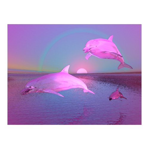 3D Water Fantasy Water Scene print
