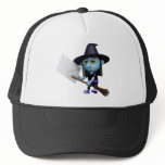 3d Witch Halloween Invitation Mesh Hats