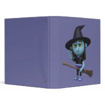 3d Witch Waves Hello (Any Color U Like!) Vinyl Binders