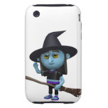 3d Witch Waves Hello (Any Color U Like!) Tough iPhone 3 Cover