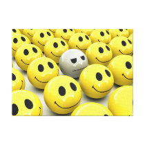 3d Yellow Smileys March