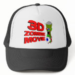 3D Zombie Movie hats