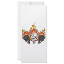 3flaming skulls copy personalized rack card