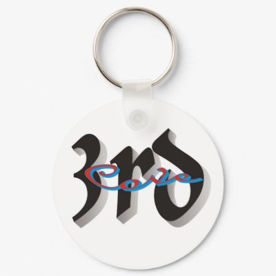3RD1 Original Logo Key Chain Keychain by valvlne6