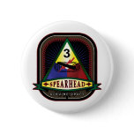 3rd Armored Division - Spearhead Pinback Button