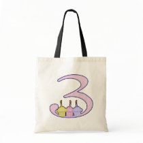 3rd Birthday Canvas Bags