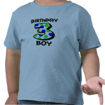 3rd Birthday Boy Shirt