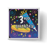 3rd Birthday Buttons
