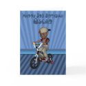 3rd birthday card for granson oscar, named card by moonlake 3rd birthday card for granson oscar, named card