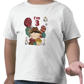 3rd Birthday Cowboy T-shirts and Gifts shirt