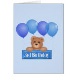 3rd  birthday greeting card