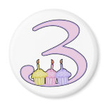 3rd Birthday magnets