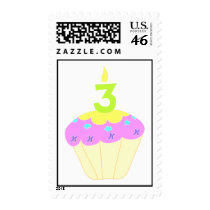 3rd Birthday Postage postage by ArtAccompli 3rd Birthday Postage postage