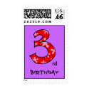 3rd birthday postage by jsoh 3rd birthday postage